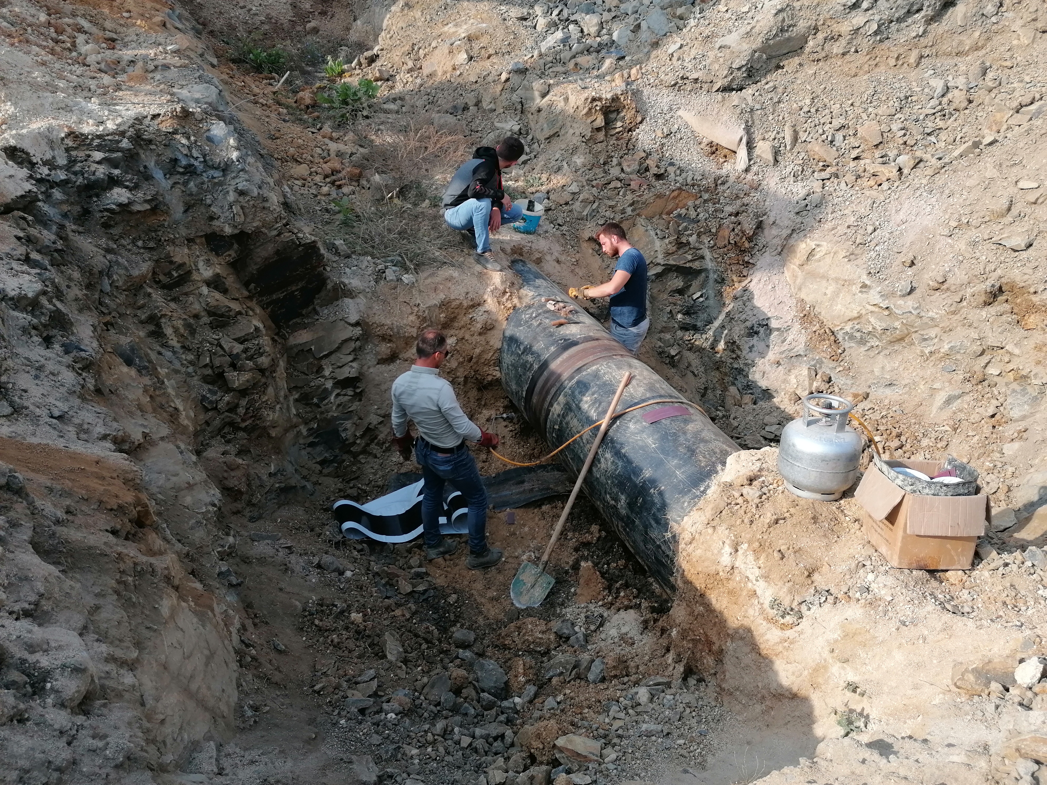 yüksek basınç doğalgaz boru hattı